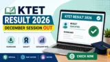 ktet result 2026 december declared