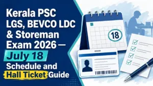 Kerala PSC LGS BEVCO
