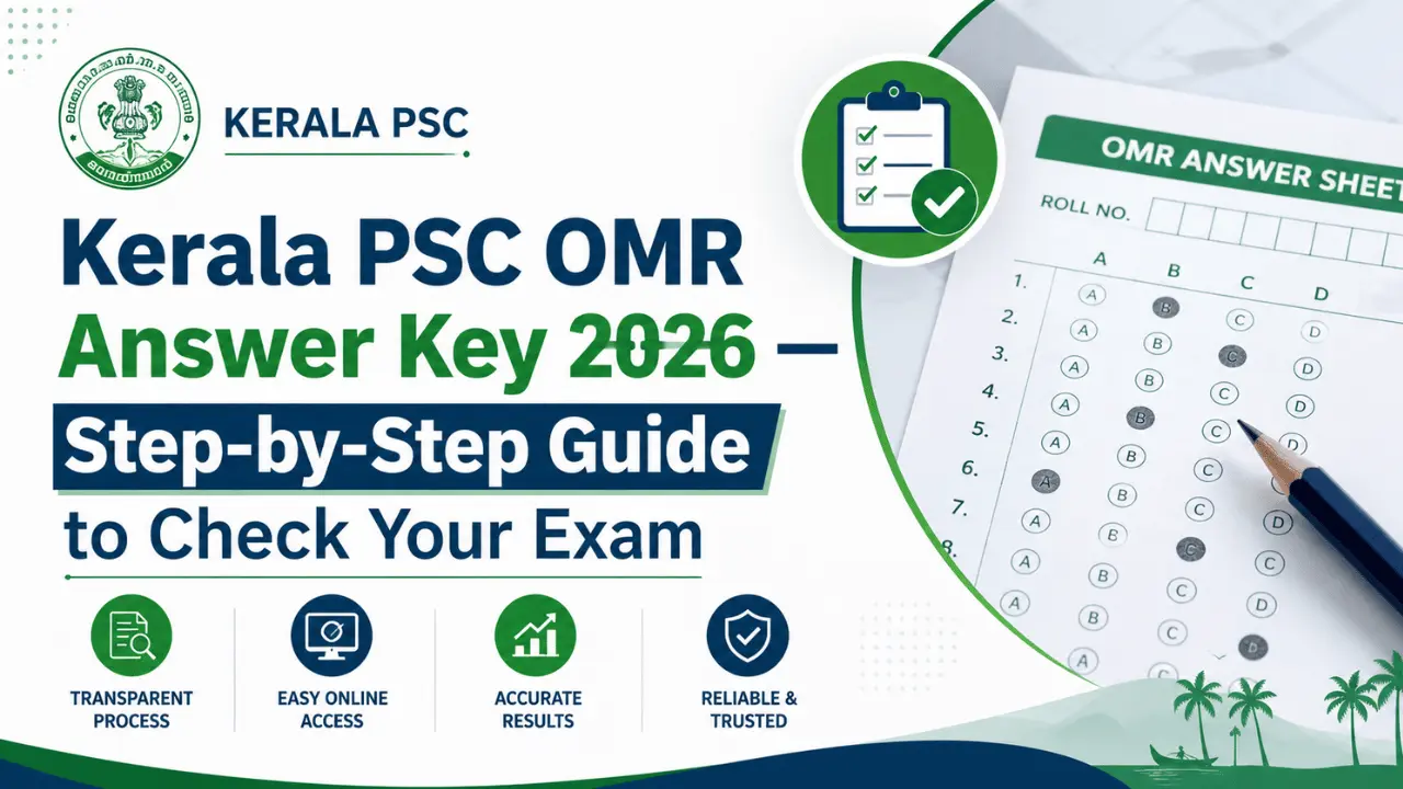 Kerala PSC OMR Answer Key 2026