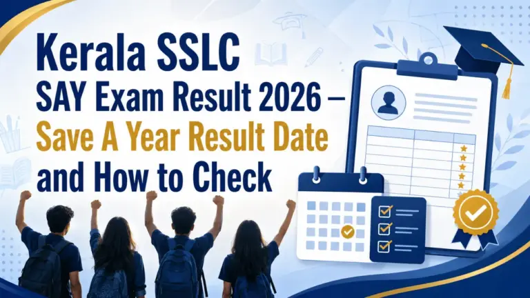 Kerala SSLC SAY Exam result