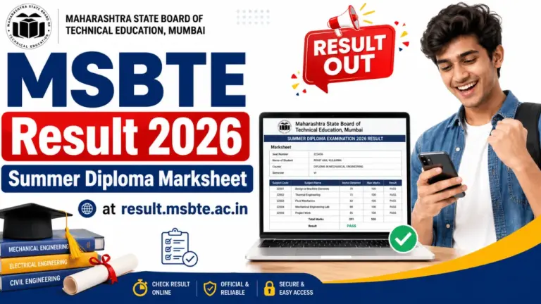 MSBTE Result 2026