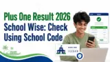 plus one result 2026 school wise